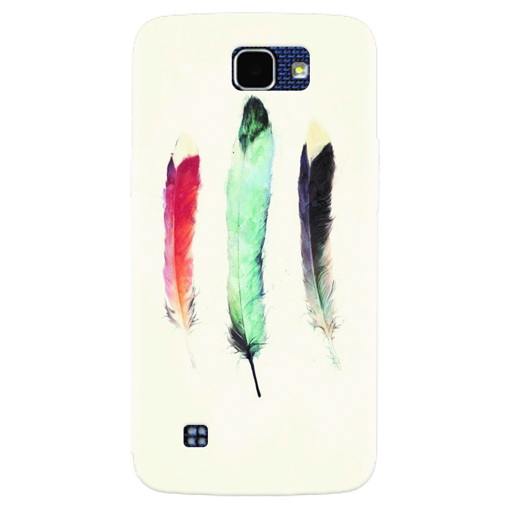 Husa silicon pentru LG K4, Three Feathers