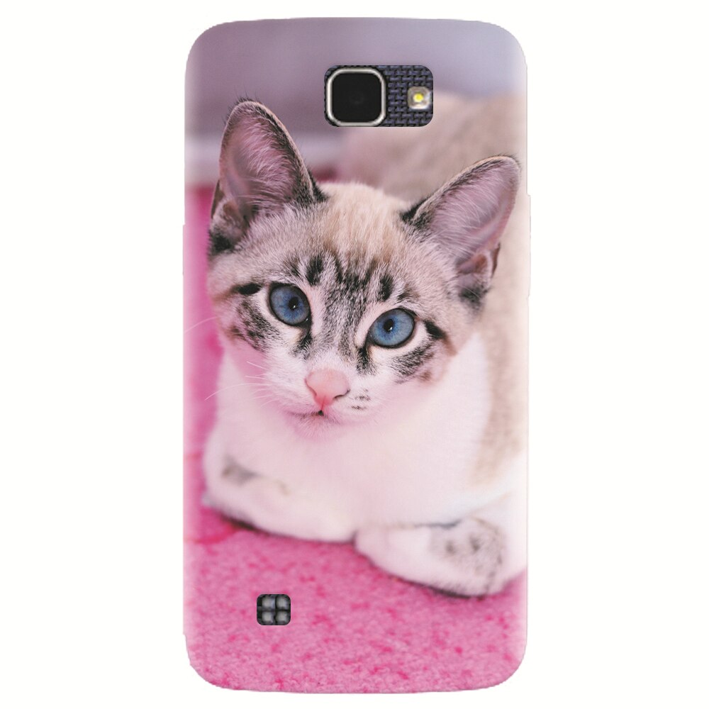 Husa silicon pentru LG K4, Siamese Kitty