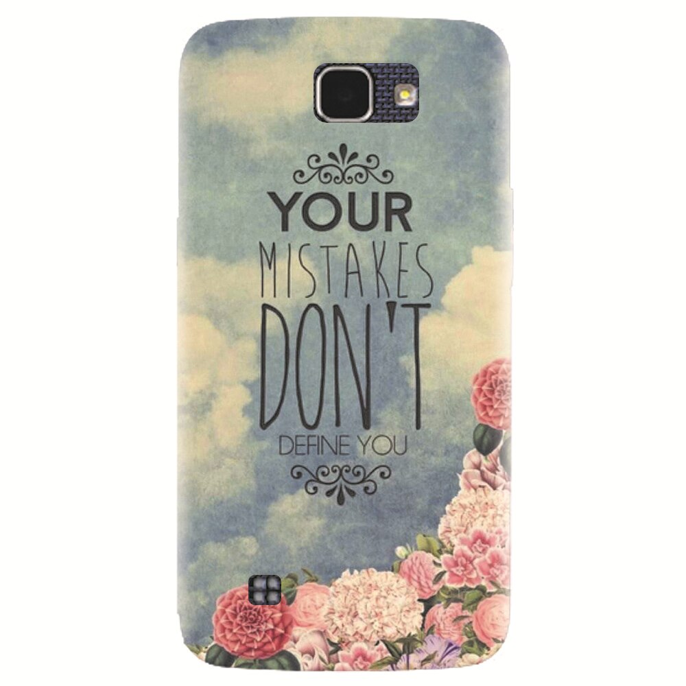 Husa silicon pentru LG K4, Your Mistakes Dont Define You