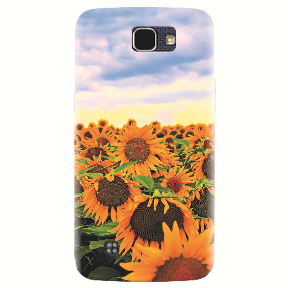 Husa silicon pentru LG K4, Sunflowers
