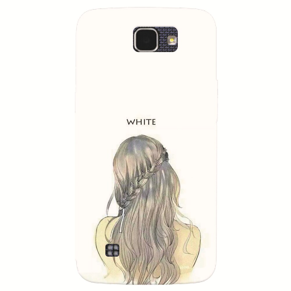 Husa silicon pentru LG K4, White