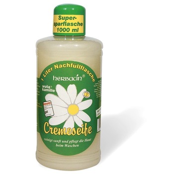 Rezerva sapun lichid cu musetel, Herbacin, 1000 ml Rezerva sapun lichid cu musetel, Herbacin, 1000 ml