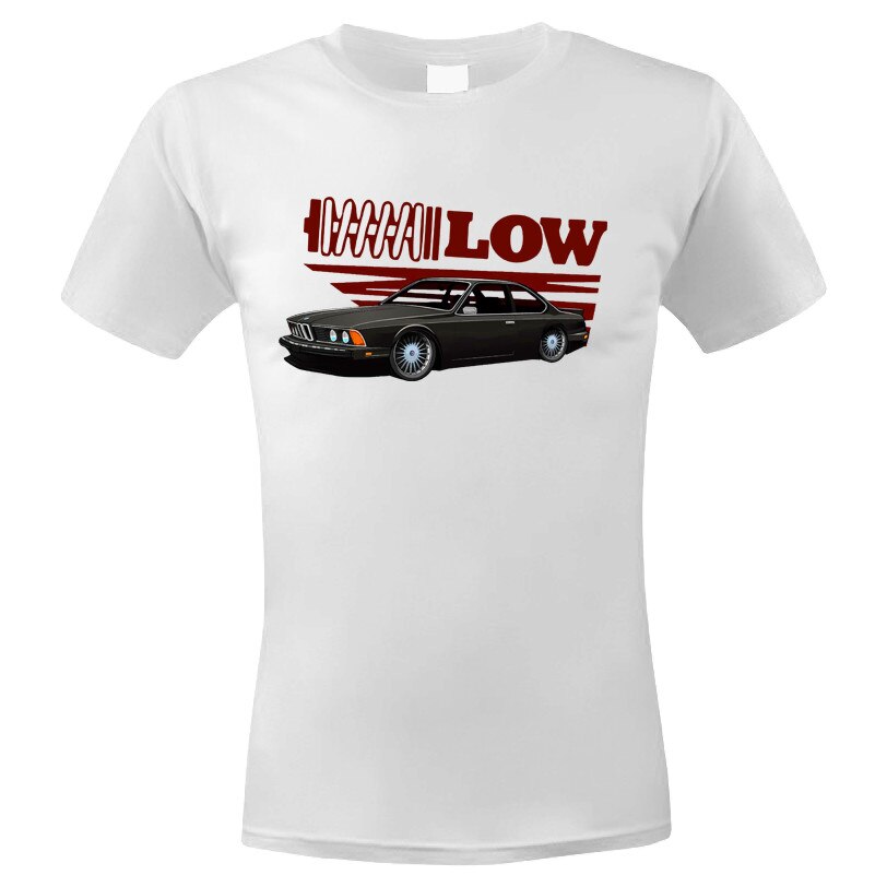 Tricou Personalizat Bmw E24 Low, ADLER, Alb, XL