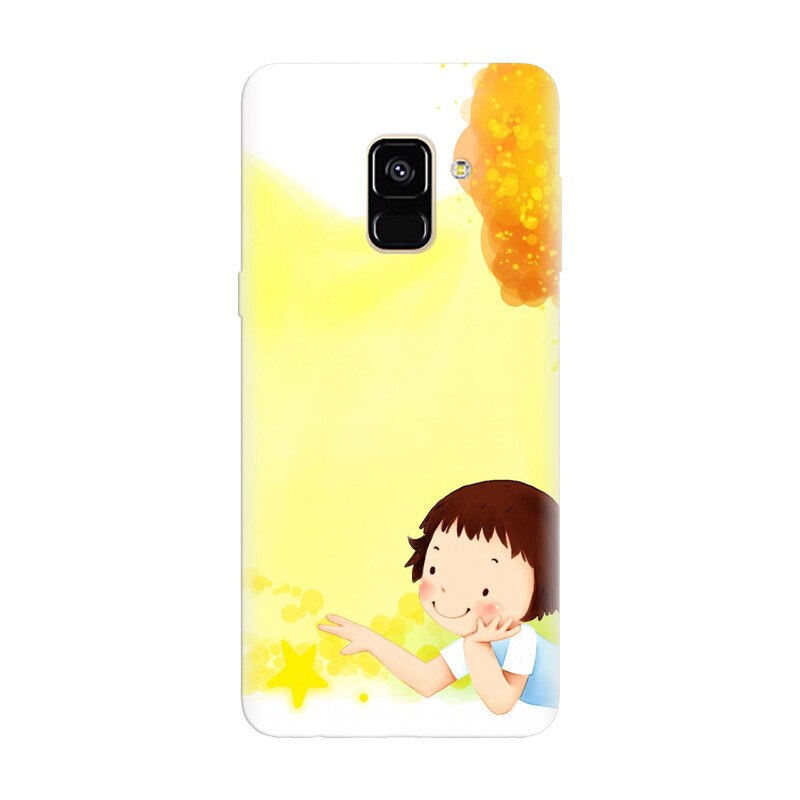 Husa silicon pentru Samsung Galaxy J6 2018, Child Autumn Paint Hd