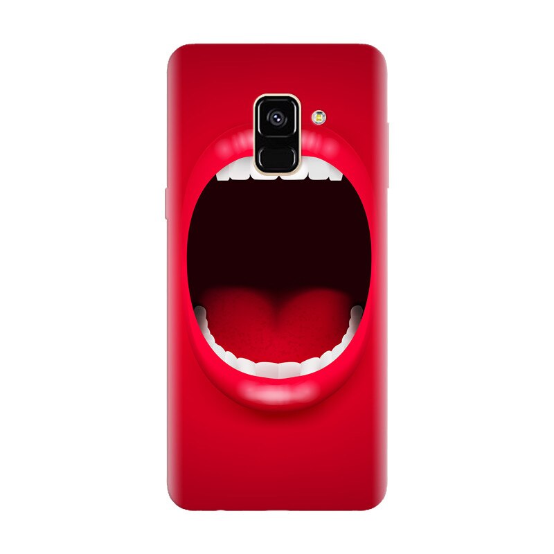 Husa silicon pentru Samsung Galaxy A6, Big Mouth