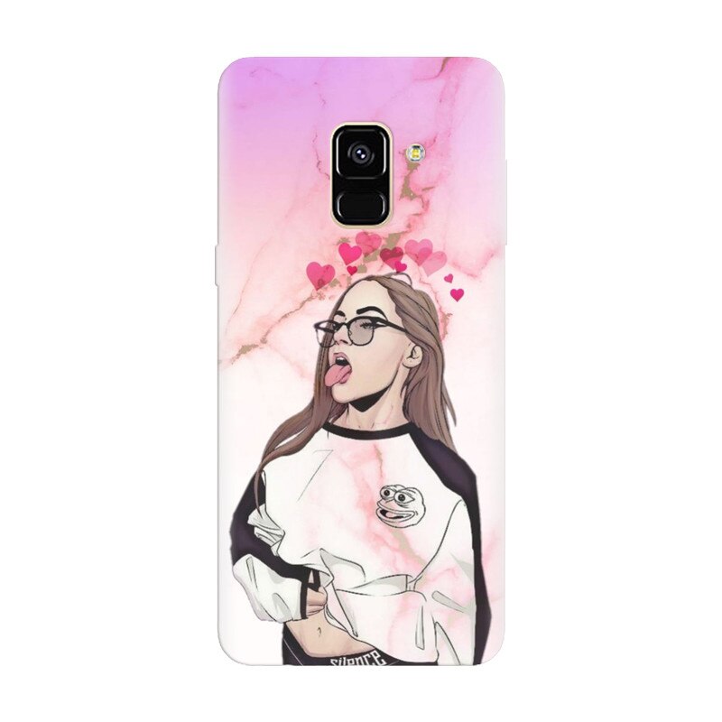 Husa silicon pentru Samsung Galaxy A6, Bad Girl