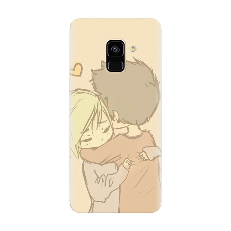 Husa silicon pentru Samsung Galaxy A6, Couple Hug