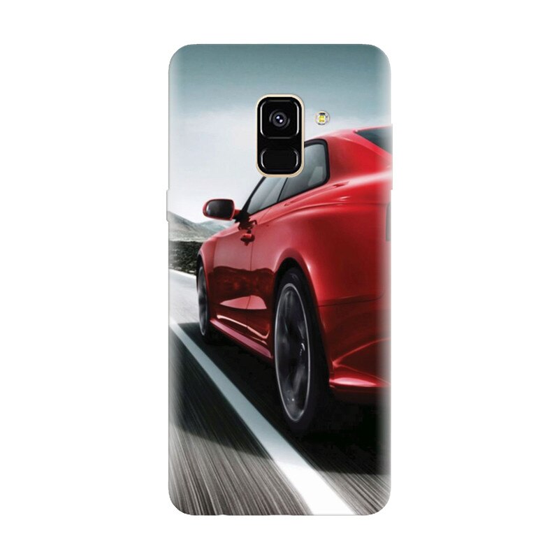Husa silicon pentru Samsung Galaxy A6, Car On Road