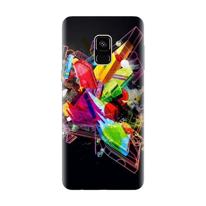 Husa silicon pentru Samsung Galaxy A6, Abstract Shape