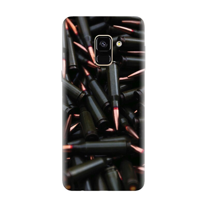 Husa silicon pentru Samsung Galaxy A6, Ammunition Bullets