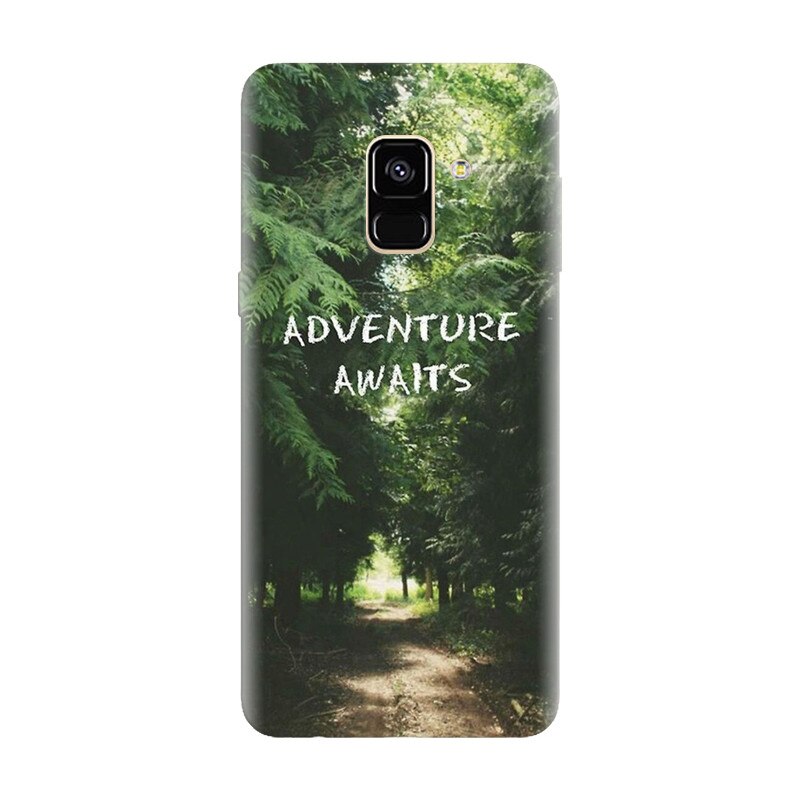 Husa silicon pentru Samsung Galaxy A6, Adventure Awaits Forest
