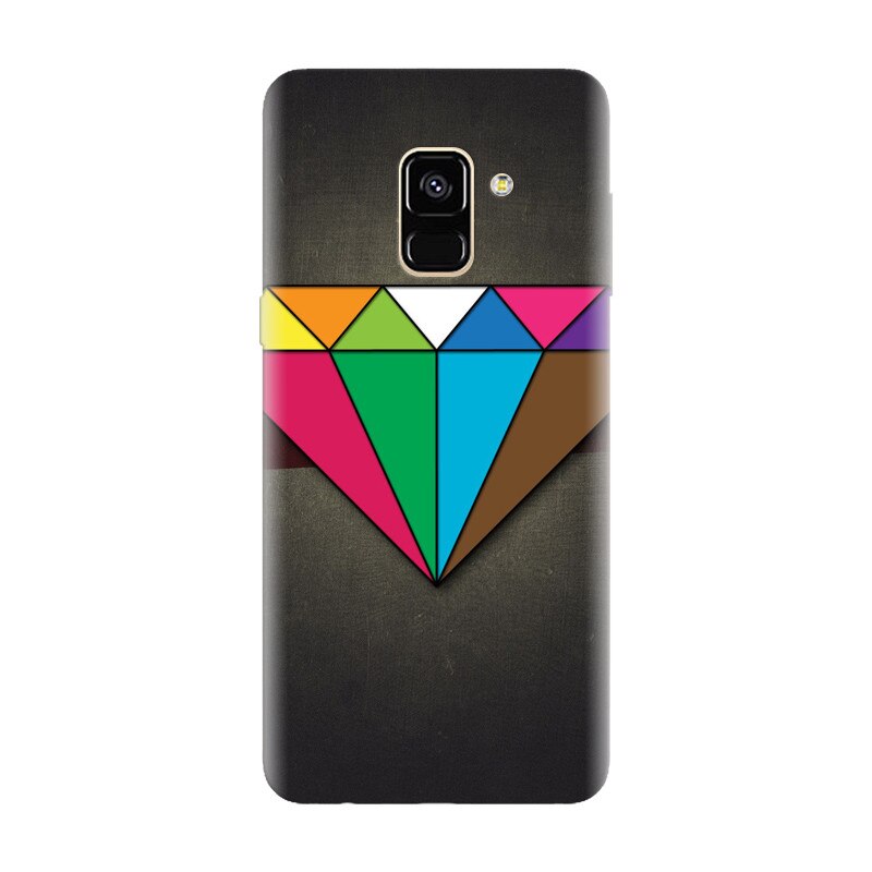 Husa silicon pentru Samsung Galaxy A6, Colorful Diamond