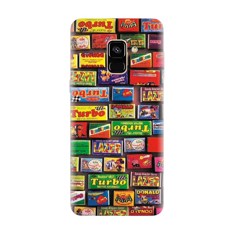 Husa silicon pentru Samsung Galaxy A6, Chewing Gum Turbo