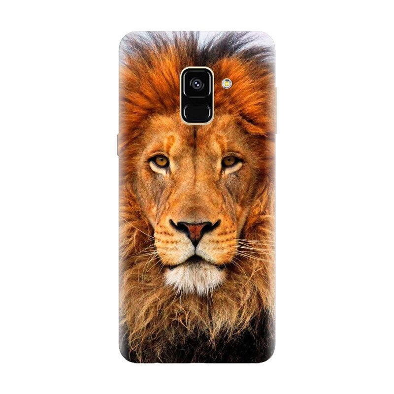 Husa silicon pentru Samsung Galaxy A8 Plus, Colorful Lion4