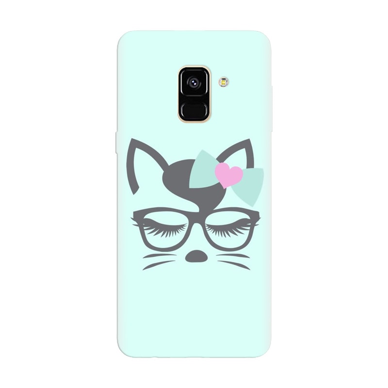 Husa silicon pentru Samsung Galaxy A6, Angel Cat