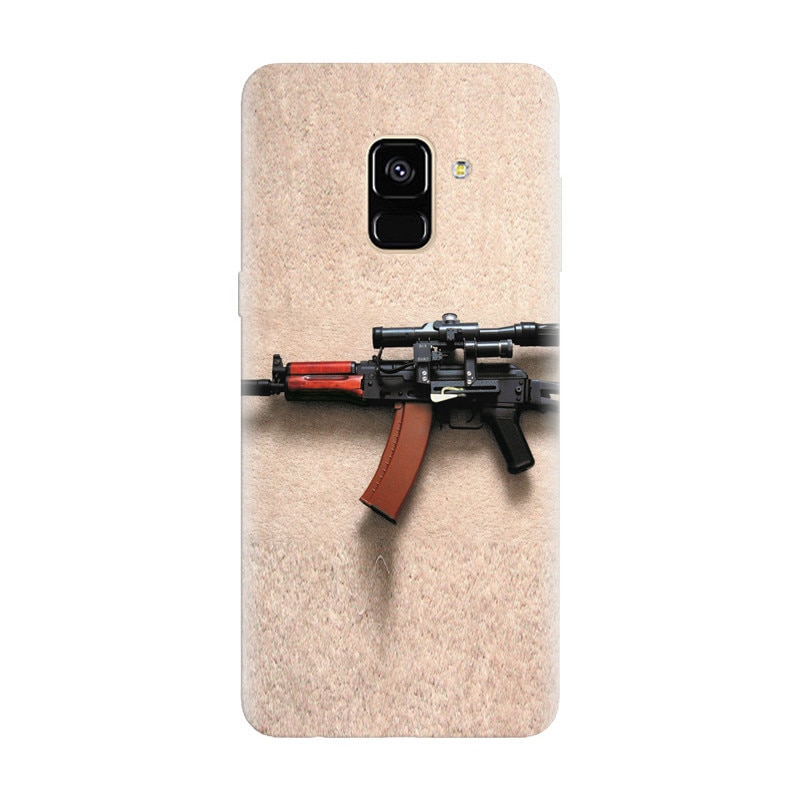Husa silicon pentru Samsung Galaxy A6, AK Kalashnikov Gun Of Military