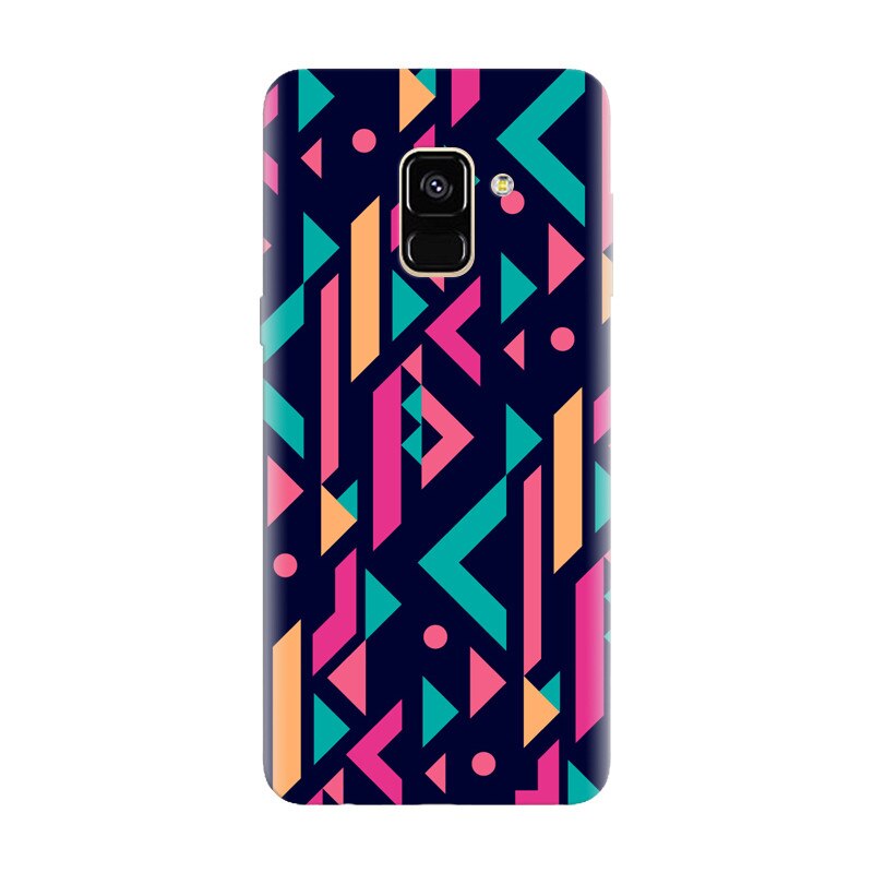 Husa silicon pentru Samsung Galaxy A6, Alien Geometrics