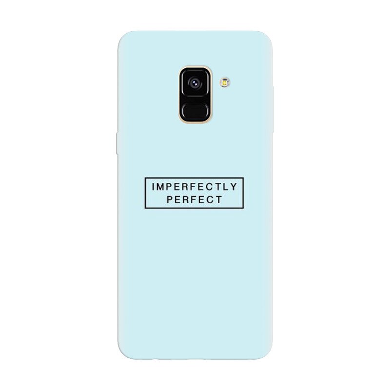 Husa silicon pentru Samsung Galaxy A6, Imperfectly Perfect
