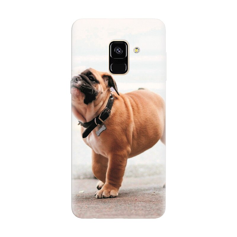Husa silicon pentru Samsung Galaxy A6, Little Dog Puppy Animal