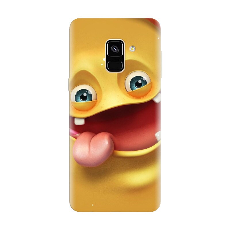 Husa silicon pentru Samsung Galaxy A8 Plus, Cute Monster