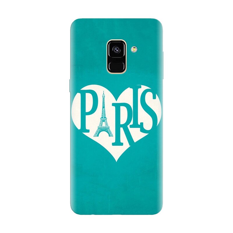 Husa silicon pentru Samsung Galaxy A6, I Love Paris