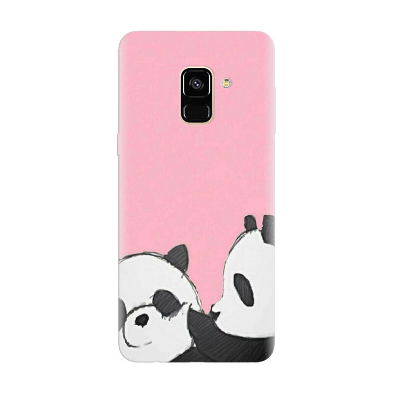 Husa silicon pentru Samsung Galaxy A8 Plus, Panda