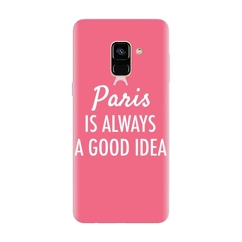 Husa silicon pentru Samsung Galaxy A8 Plus, Paris Is Always A Good Idea