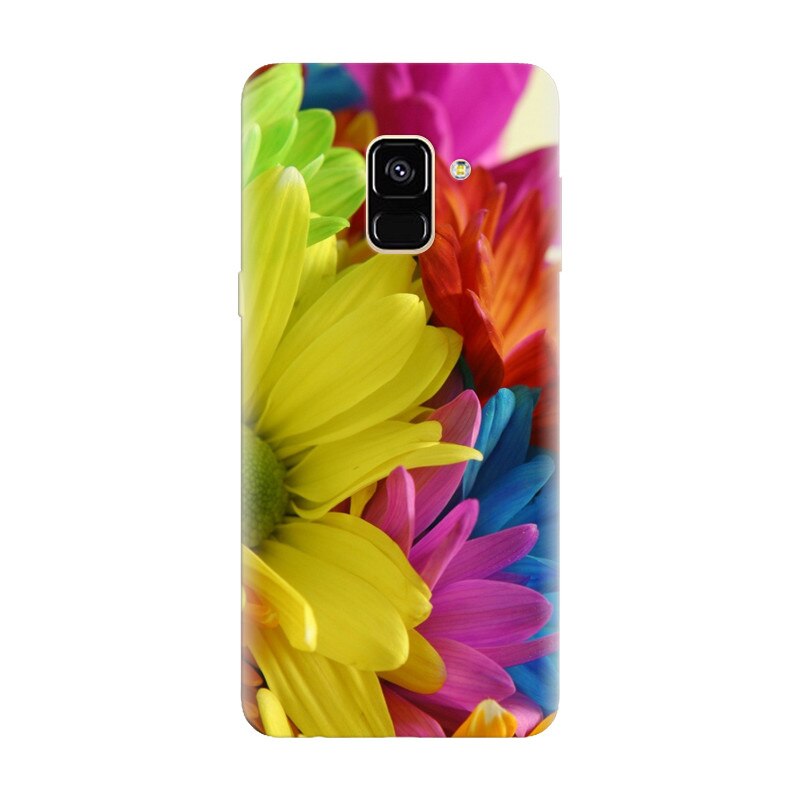 Husa silicon pentru Samsung Galaxy A6, Flower