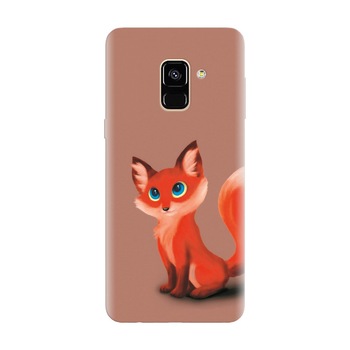 Husa silicon pentru Samsung Galaxy A6, Fox Cartoon Animal And Husa silicon pentru Samsung Galaxy A6, Fox Cartoon Animal And