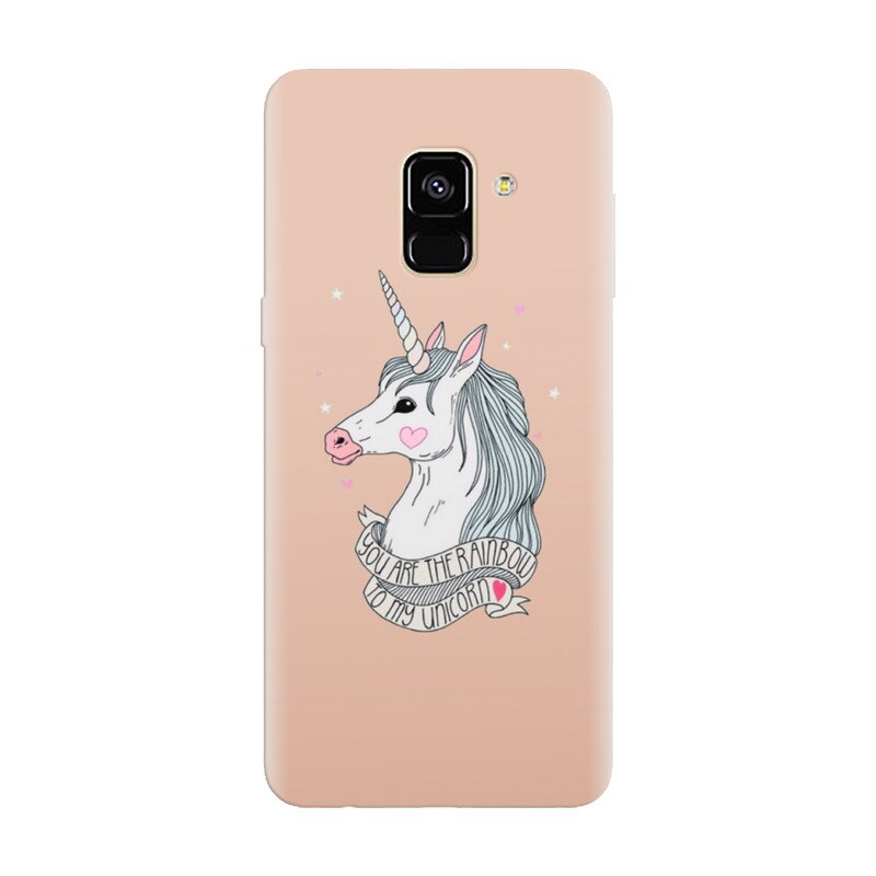 Husa silicon pentru Samsung Galaxy A6, Cute Rose Gold