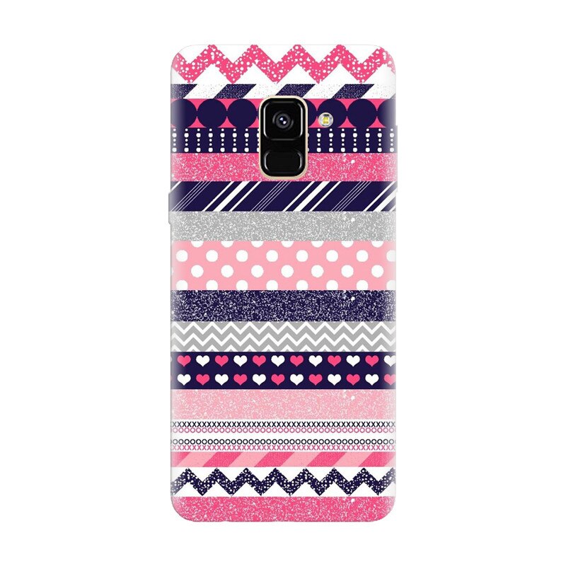 Husa silicon pentru Samsung Galaxy A8 Plus, Love Pattern