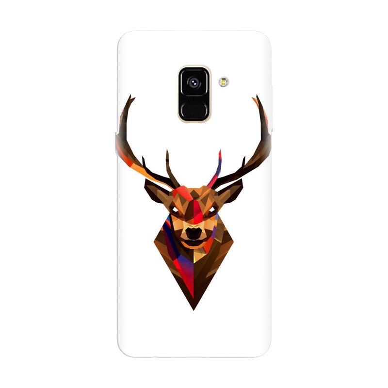 Husa silicon pentru Samsung Galaxy J6 2018, Geometric Tibetan Antelope