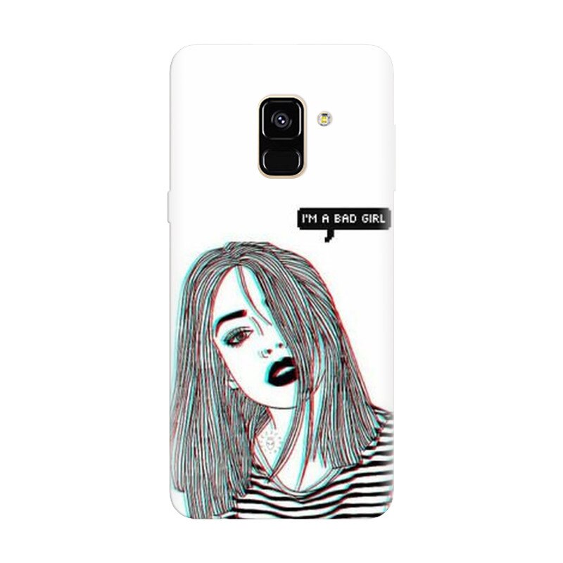 Husa silicon pentru Samsung Galaxy A8 2018, Im A Bad Girl