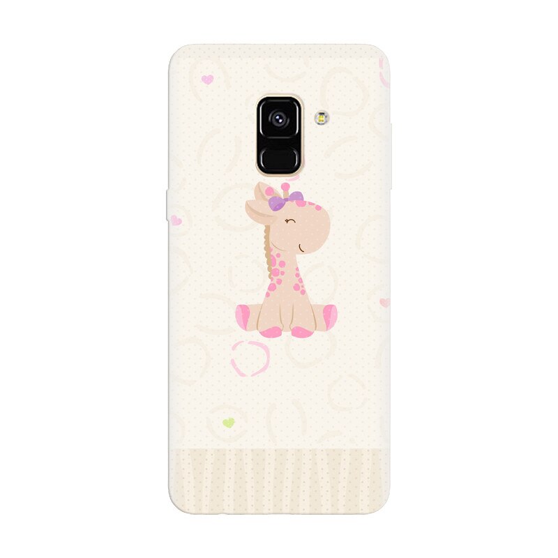 Husa silicon pentru Samsung Galaxy J6 2018, Giraffe Cute