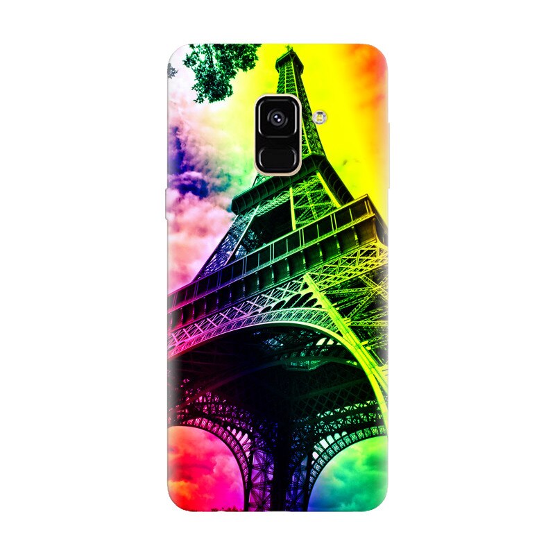 Husa silicon pentru Samsung Galaxy A6, Eiffel Tower 002