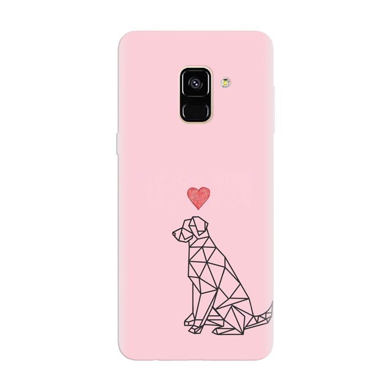 Husa silicon pentru Samsung Galaxy A6, Love Dog
