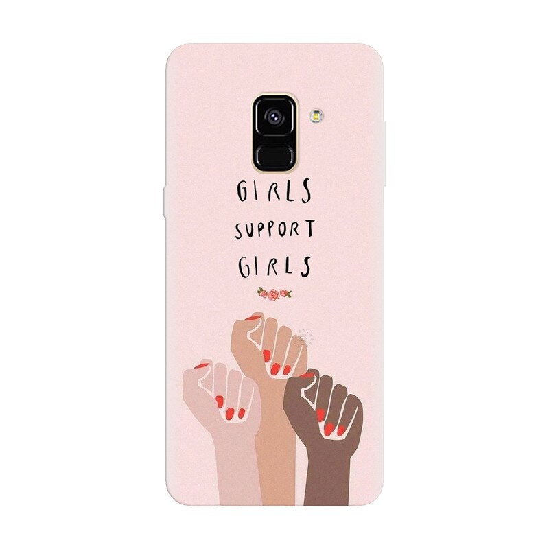 Husa silicon pentru Samsung Galaxy A6, Girls Supportgirls