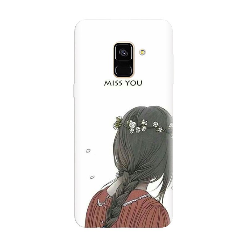 Husa silicon pentru Samsung Galaxy A8 Plus, Miss You