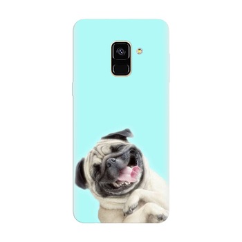Husa silicon pentru Samsung Galaxy A6, Happy Dog Husa silicon pentru Samsung Galaxy A6, Happy Dog