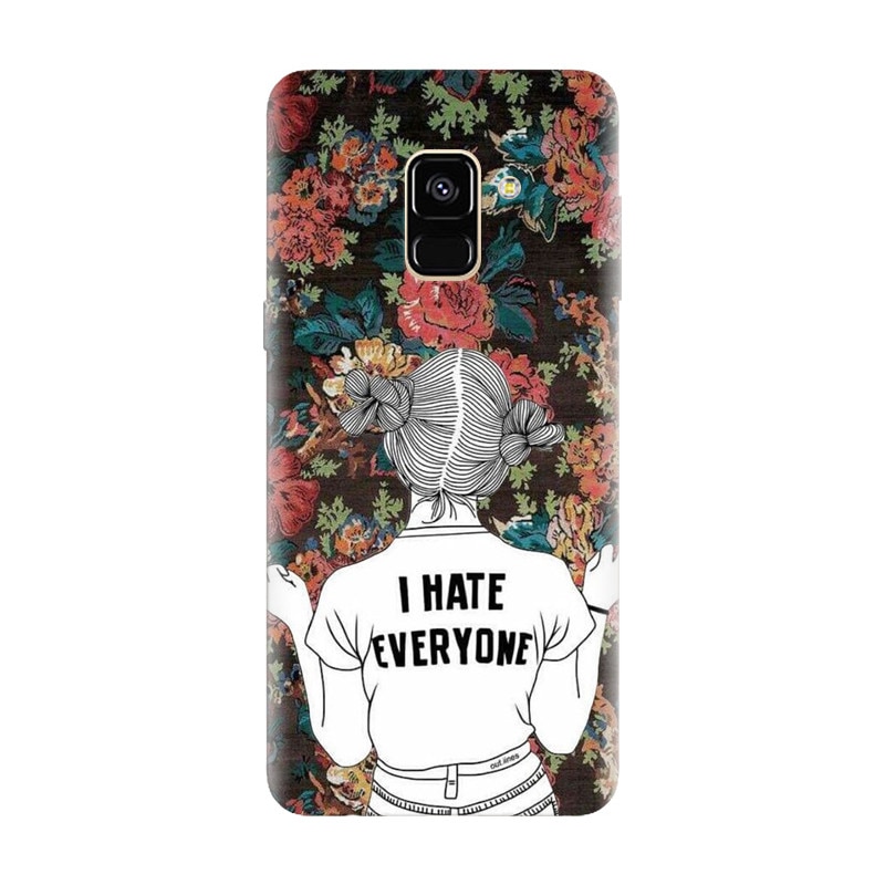 Husa silicon pentru Samsung Galaxy A6, I Hate Everyone