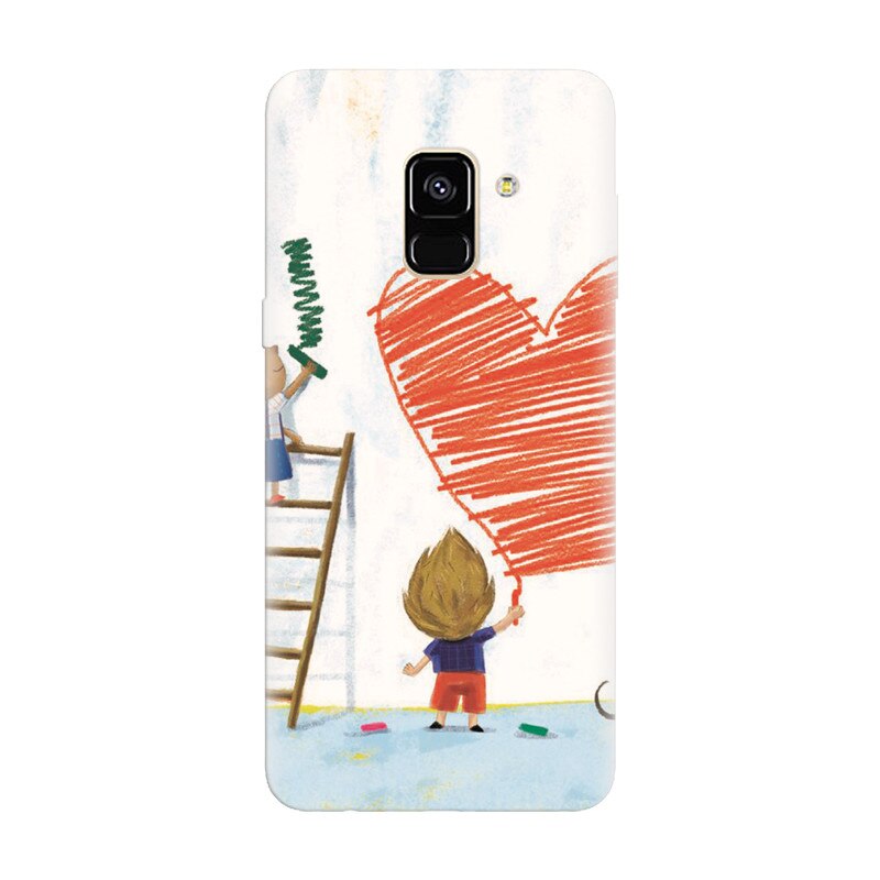 Husa silicon pentru Samsung Galaxy A6, I Love You Creatures
