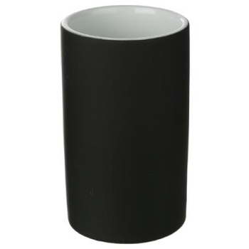 Pahar ceramic cauciucat negru Pahar ceramic cauciucat negru