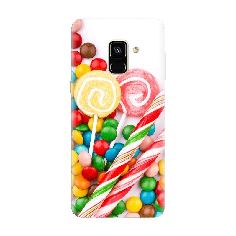 Husa silicon pentru Samsung Galaxy A6, Sweet Colorful Candy