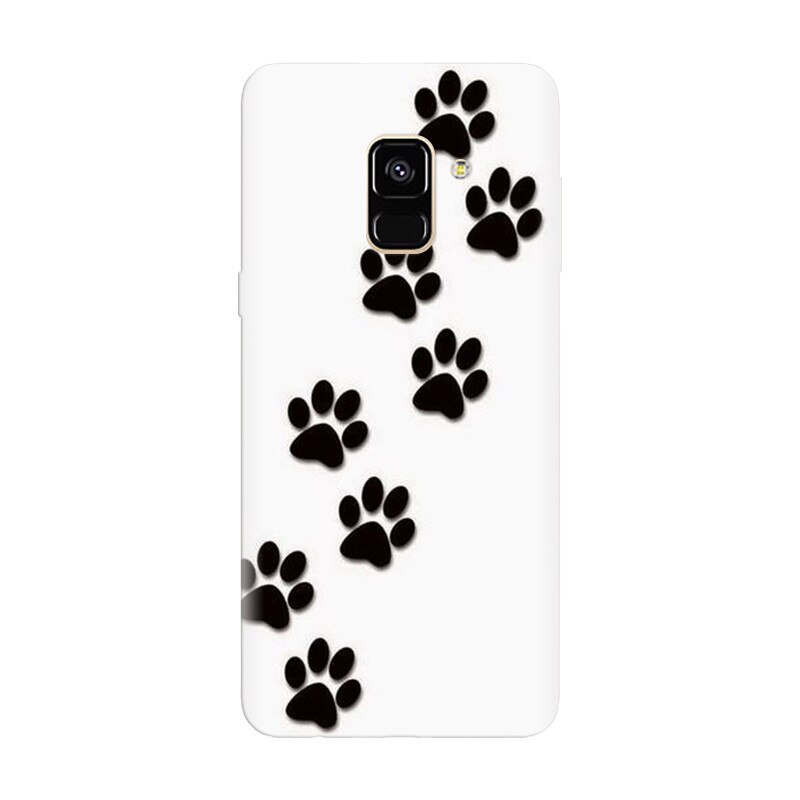 Husa silicon pentru Samsung Galaxy A8 Plus, Dog Mark
