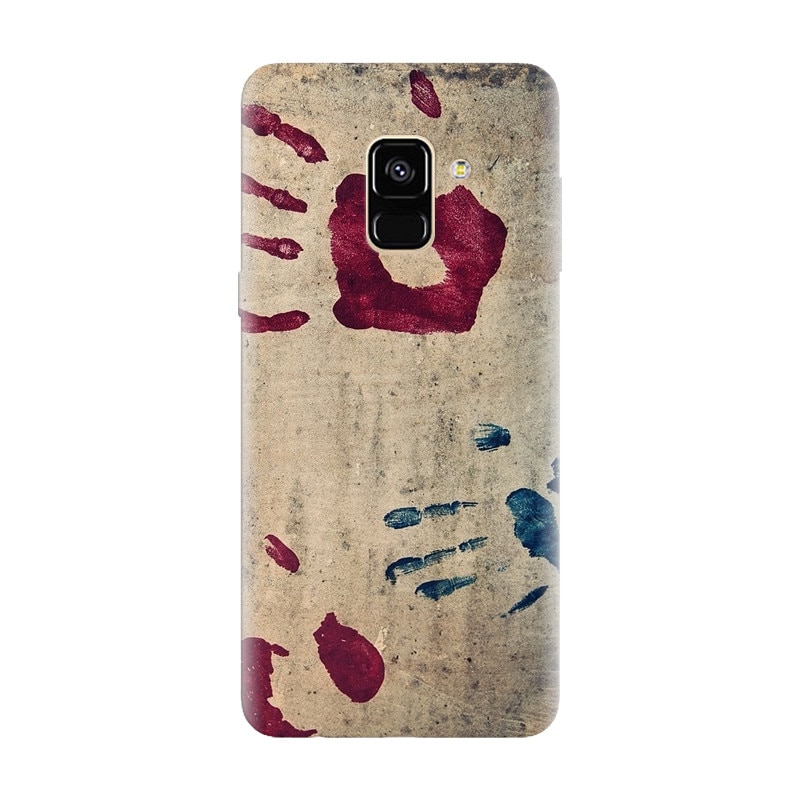 Husa silicon pentru Samsung Galaxy A6, Handprints