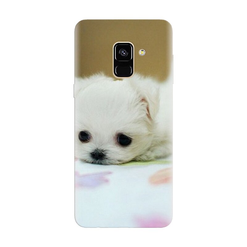 Husa silicon pentru Samsung Galaxy A8 Plus, Puppies 001