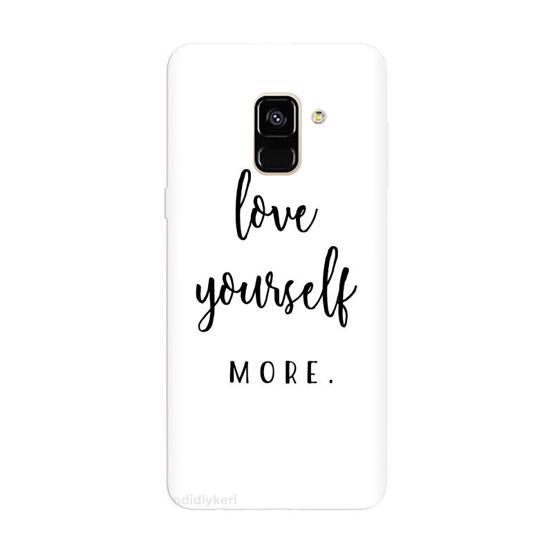 Husa silicon pentru Samsung Galaxy A6, Love Yourself More