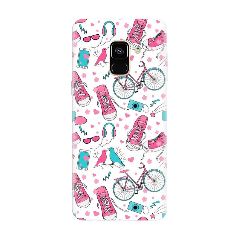 Husa silicon pentru Samsung Galaxy A6, Travel