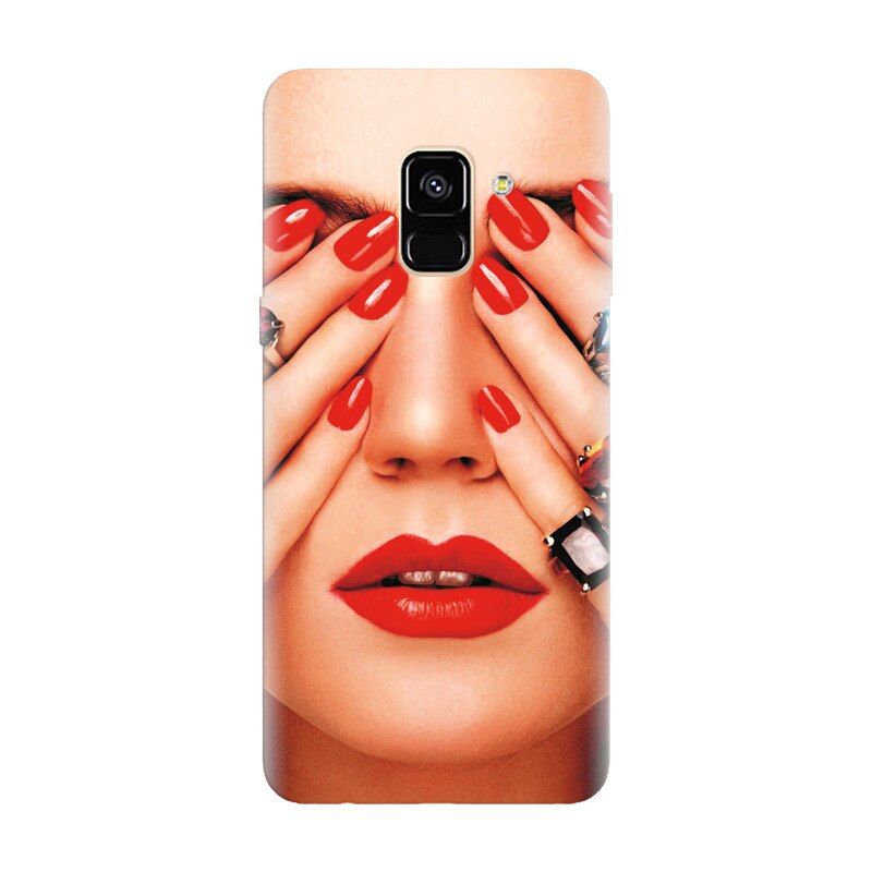 Husa silicon pentru Samsung Galaxy A6, Rings On All Fingers