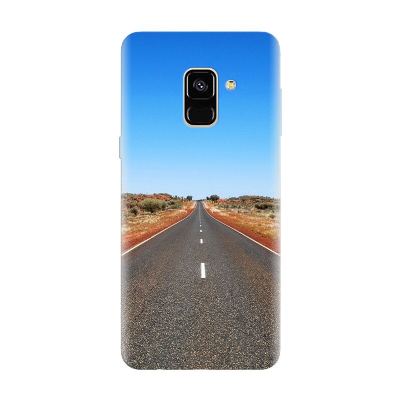 Husa silicon pentru Samsung Galaxy A8 Plus, Road To Future